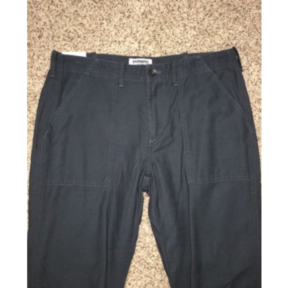 Express Pants Express Jogger Mens 32 X 3 Navy Twill Pants Nwt